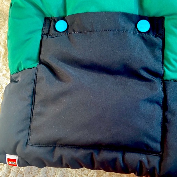 Large LEGO X Target Youth Color Block Puffer Jacket Coat New NWT Green &… - Picture 10 of 14